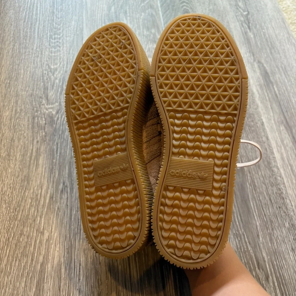 Adidas Samba Rose Women's Dusty Pink Suede Platform Sneakers - Picture 7 of 8